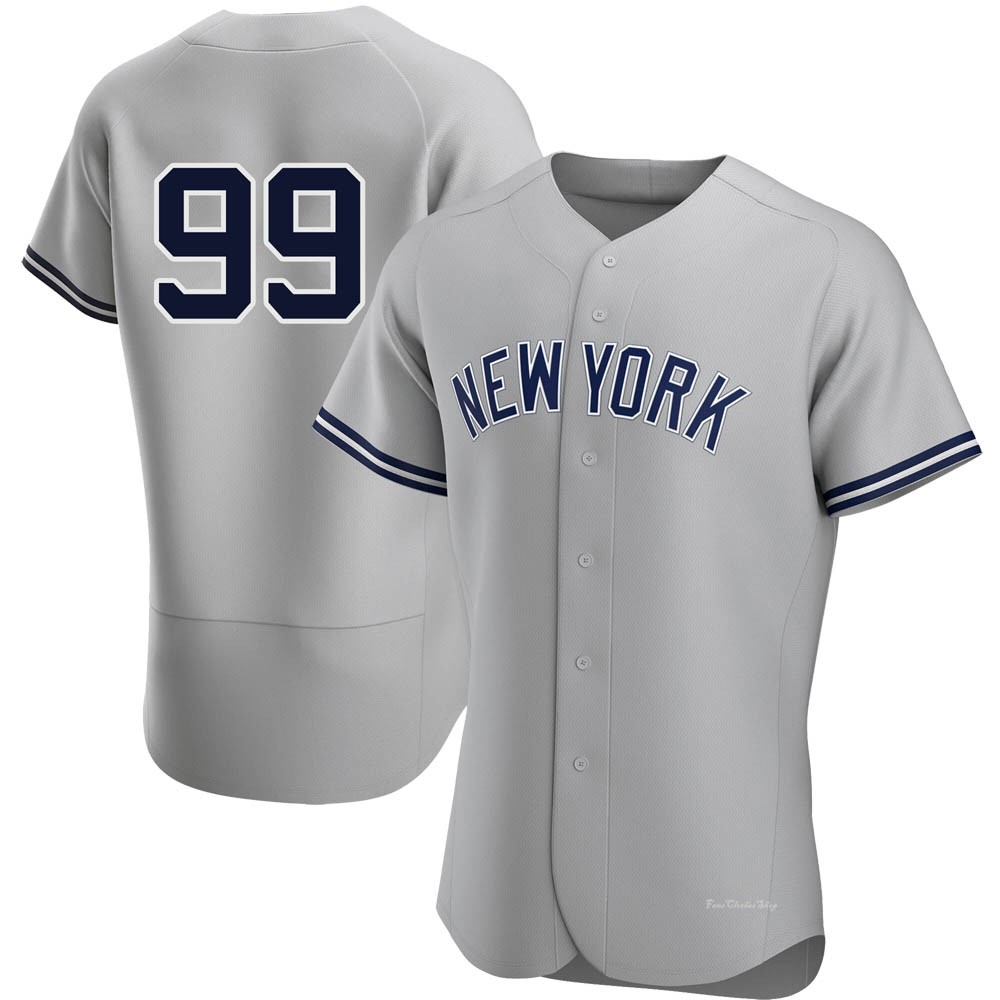 Men's Aaron Judge New York Yankees Authentic Gray Road Jersey