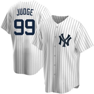 Men's Aaron Judge New York Yankees Replica White Home Jersey