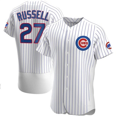 Men's Addison Russell Chicago Cubs Authentic White Home Jersey