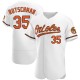 Men's Adley Rutschman Baltimore Orioles Authentic White Home Jersey