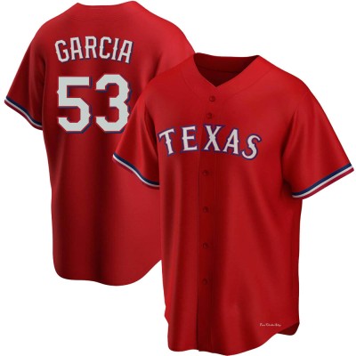 Men's Adolis Garcia Texas Rangers Replica Red Alternate Jersey