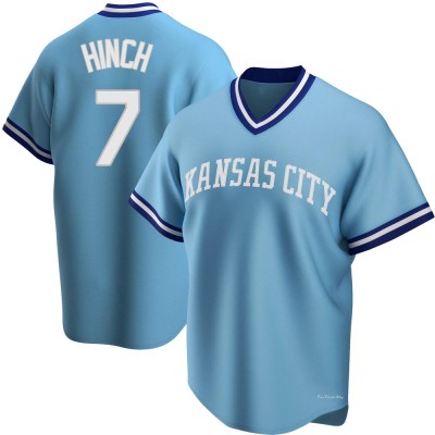 Men's A.j. Hinch Kansas City Royals Replica Light Blue Road Cooperstown Collection Jersey