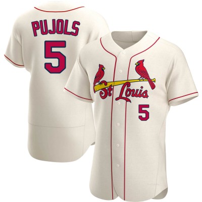 Men's Albert Pujols St. Louis Cardinals Authentic Cream Alternate Jersey