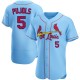 Men's Albert Pujols St. Louis Cardinals Authentic Light Blue Alternate Jersey