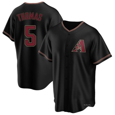 Men's Alek Thomas Arizona Diamondbacks Replica Black Alternate Jersey
