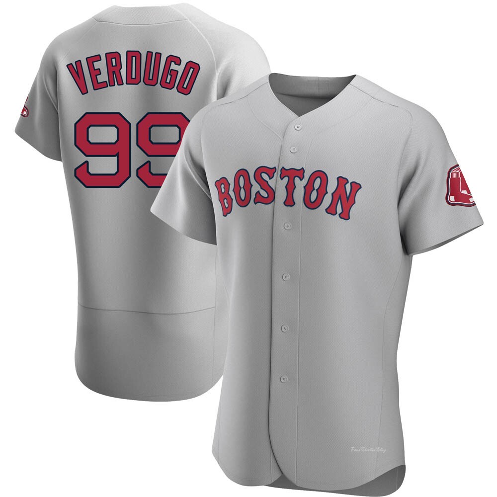 Men's Alex Verdugo Boston Red Sox Authentic Gray Road Jersey