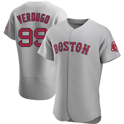 Men's Alex Verdugo Boston Red Sox Authentic Gray Road Jersey