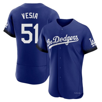 Men's Alex Vesia Los Angeles Dodgers Authentic Royal 2021 City Connect Jersey