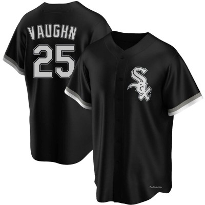 Men's Andrew Vaughn Chicago White Sox Replica Black Alternate Jersey