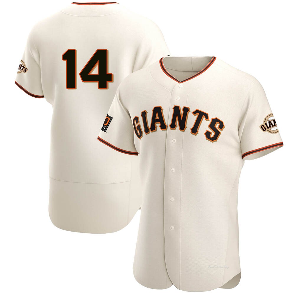 Men's Atlee Hammaker San Francisco Giants Authentic Cream Home Jersey