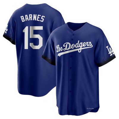 Men's Austin Barnes Los Angeles Dodgers Replica Royal 2021 City Connect Jersey