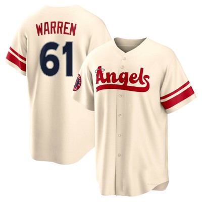 Men's Austin Warren Los Angeles Angels Replica Cream 2022 City Connect Jersey