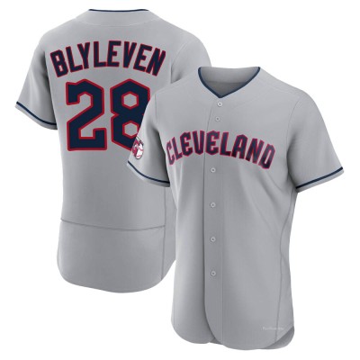 Men's Bert Blyleven Cleveland Guardians Authentic Gray Road Jersey