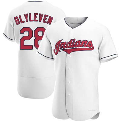 Men's Bert Blyleven Cleveland Guardians Authentic White Home Jersey