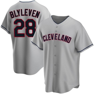 Men's Bert Blyleven Cleveland Guardians Replica Gray Road Jersey