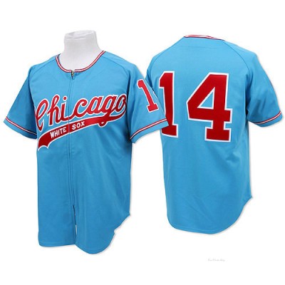 Men's Bill Melton Chicago White Sox Authentic Blue Throwback Jersey