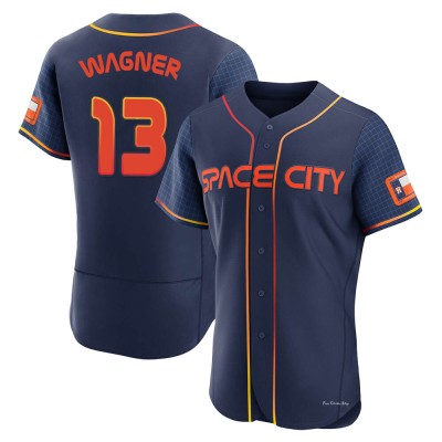 Men's Billy Wagner Houston Astros Authentic Navy 2022 City Connect Jersey