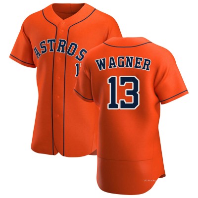 Men's Billy Wagner Houston Astros Authentic Orange Alternate Jersey
