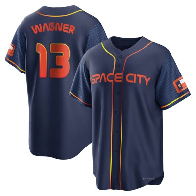 Men's Billy Wagner Houston Astros Replica Navy 2022 City Connect Jersey