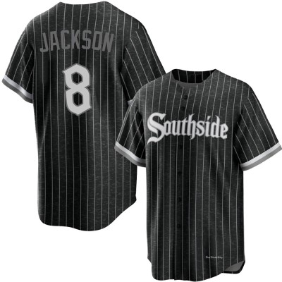 Men's Bo Jackson Chicago White Sox Replica Black 2021 City Connect Jersey