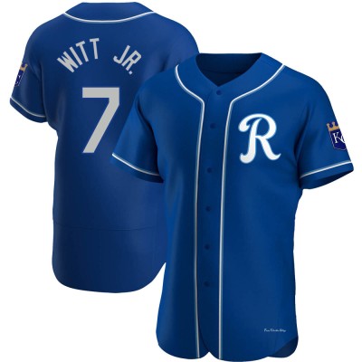 Men's Bobby Witt Jr. Kansas City Royals Authentic Royal Alternate Jersey