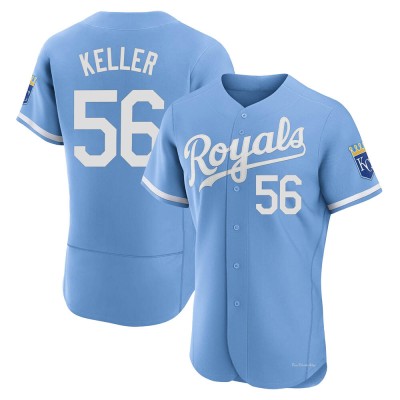 Men's Brad Keller Kansas City Royals Authentic Light Blue 2022 Alternate Jersey