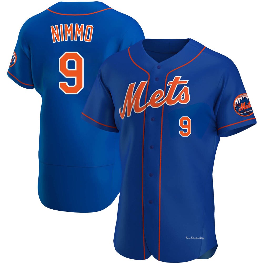 Men's Brandon Nimmo New York Mets Authentic Royal Alternate Jersey