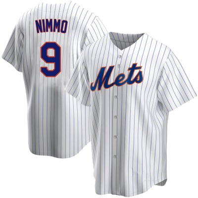 Men's Brandon Nimmo New York Mets Replica White Home Jersey