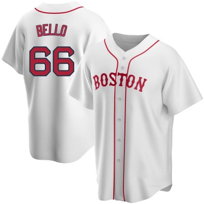 Men's Brayan Bello Boston Red Sox Replica White Alternate Jersey