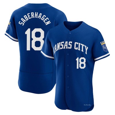 Men's Bret Saberhagen Kansas City Royals Authentic Royal 2022 Alternate Jersey