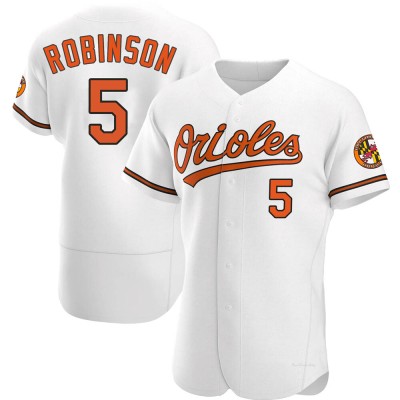 Men's Brooks Robinson Baltimore Orioles Authentic White Home Jersey