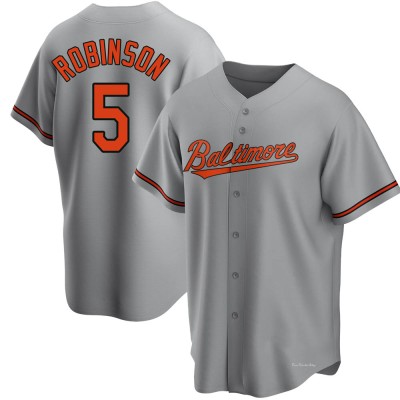 Men's Brooks Robinson Baltimore Orioles Replica Gray Road Jersey