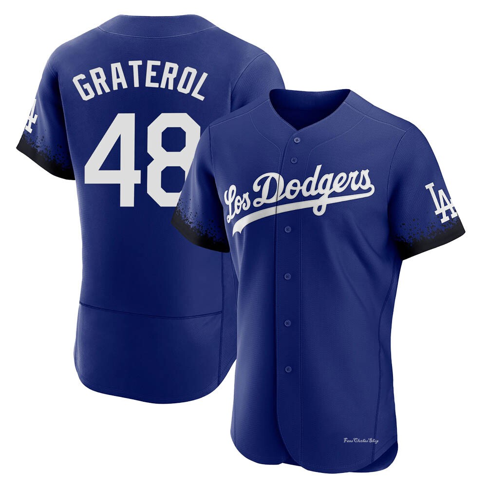 Men's Brusdar Graterol Los Angeles Dodgers Authentic Royal 2021 City Connect Jersey
