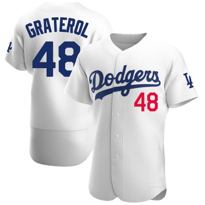 Men's Brusdar Graterol Los Angeles Dodgers Authentic White Home Jersey