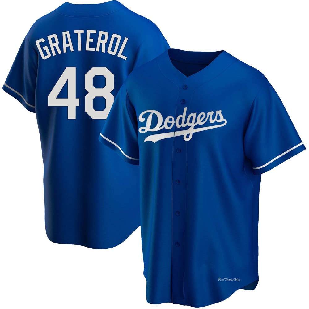 Men's Brusdar Graterol Los Angeles Dodgers Replica Royal Alternate Jersey