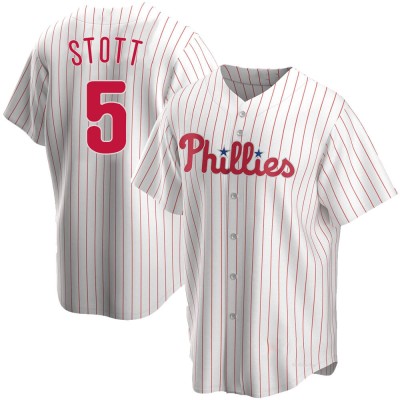 Men's Bryson Stott Philadelphia Phillies Replica White Home Jersey