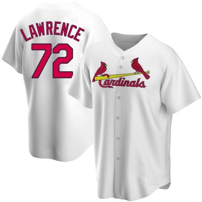 Men's Casey Lawrence St. Louis Cardinals Replica White Home Jersey