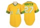 Men's Catfish Hunter Oakland Athletics Replica Gold Throwback Jersey