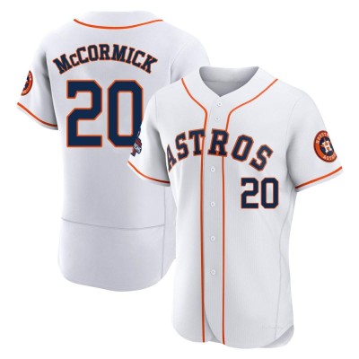Men's Chas McCormick Houston Astros Authentic White 2022 World Series Champions Home Jersey