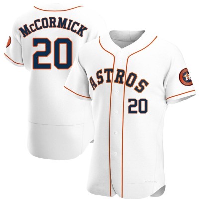 Men's Chas McCormick Houston Astros Authentic White Home Jersey