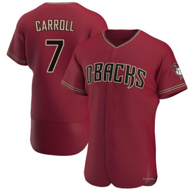 Men's Corbin Carroll Arizona Diamondbacks Authentic Crimson Alternate Jersey