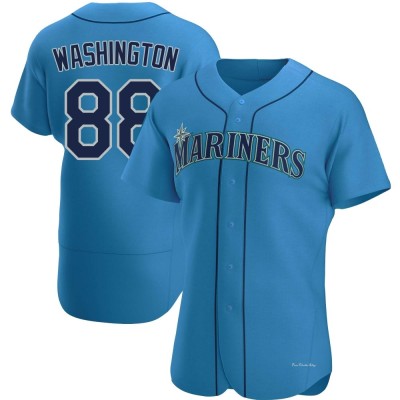 Men's Curtis Washington Seattle Mariners Authentic Royal Alternate Jersey