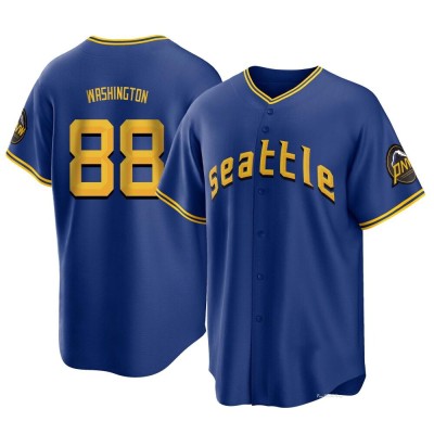 Men's Curtis Washington Seattle Mariners Replica Royal 2023 City Connect Jersey