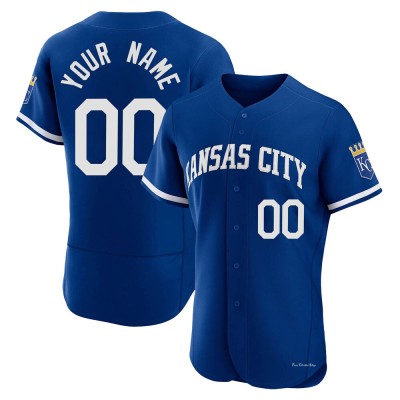 Men's Custom Kansas City Royals Authentic Royal 2022 Alternate Jersey