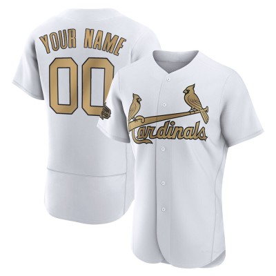 Men's Custom St. Louis Cardinals Game White Authentic 2022 All-Star Jersey