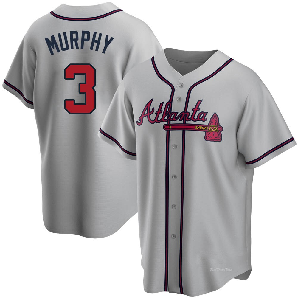 Men's Dale Murphy Atlanta Braves Replica Gray Road Jersey