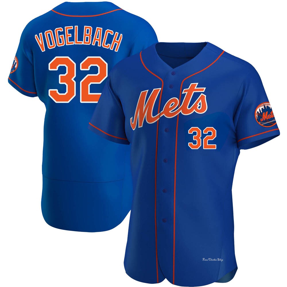 Men's Daniel Vogelbach New York Mets Authentic Royal Alternate Jersey