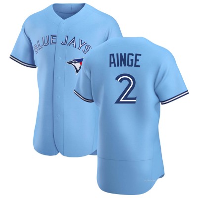 Men's Danny Ainge Toronto Blue Jays Authentic Blue Powder Alternate Jersey