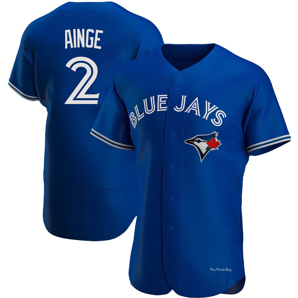 Men's Danny Ainge Toronto Blue Jays Authentic Royal Alternate Jersey