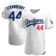 Men's Darryl Strawberry Los Angeles Dodgers Authentic White Home Jersey